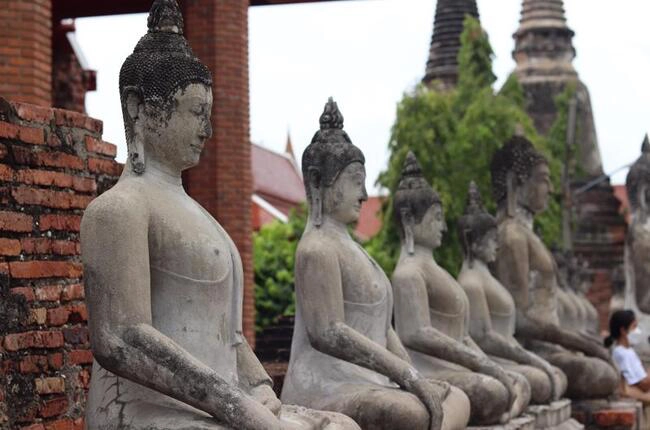 Ayutthaya - Estatuas en los templos