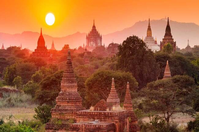 Bagan - antigua capital en Birmania