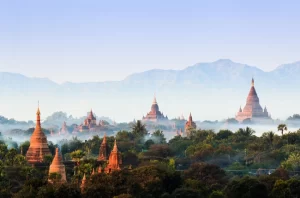 Yangon - un destino famoso en Birmania