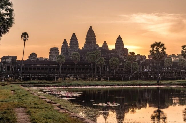 Atardecer sobre Siem Reap