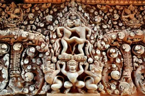 Esculturas en el templo - Banteay Srei