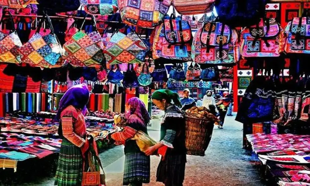 Mercado local de Bac Ha - Sapa