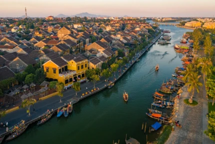 Hoi An - río de Thu Bon