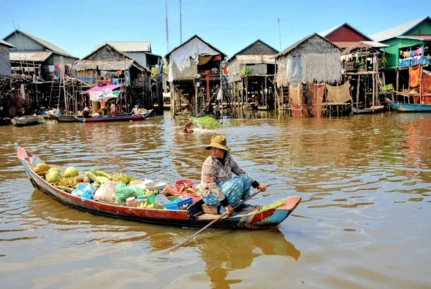 Siem Reap - pueblo de kampong phluk