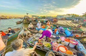 Can Tho - Mercado flotante