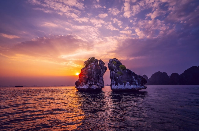 Ha Long - En atardecer