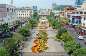 Ho Chi MInh - Calle peatonal Nguyễn Huệ