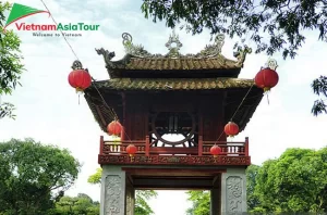 templo de literature en Hanoi