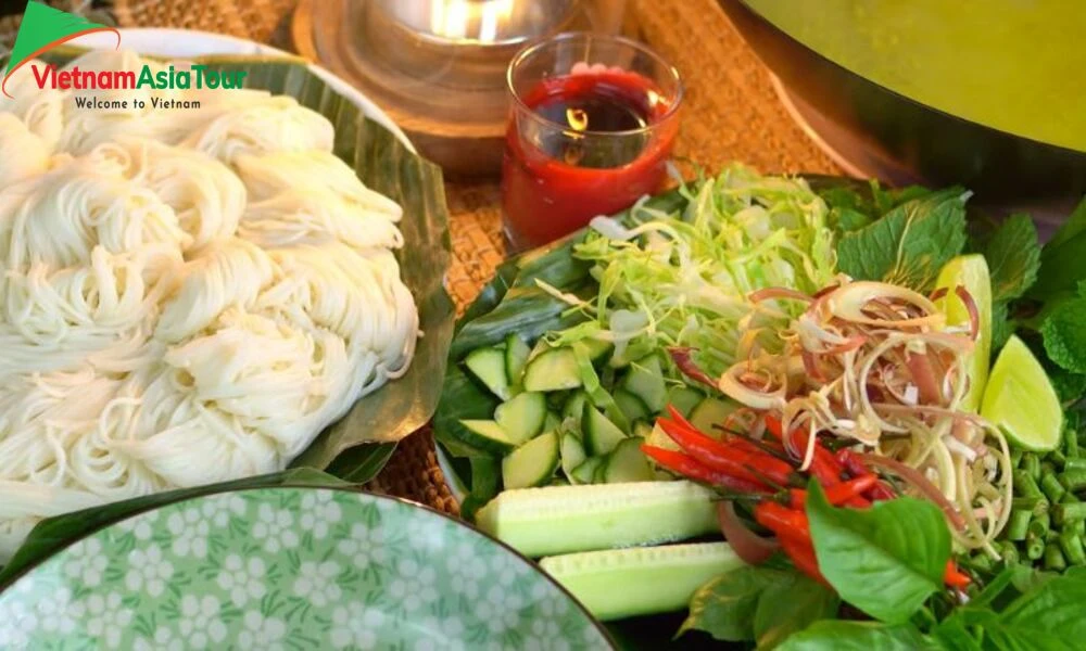 Ingredientes de Nom Banh Chok