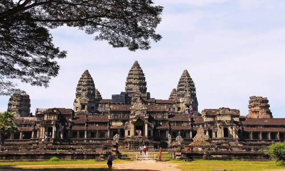 Angkor Wat en tiempo favorable