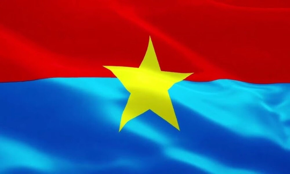 Bandera de Frente Nacional y Gobierno Revoluncionario Provisional - Vietnam