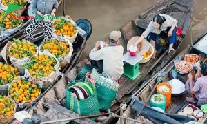 Mercado flotante de Cai Rang