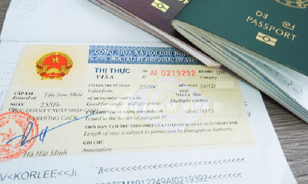 Visado para llegar a Vietnam