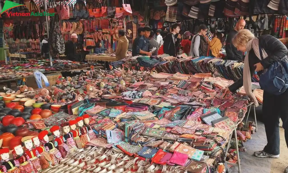 Artesanias locales en el mercado