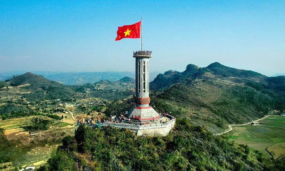 Asta de Bandera de Vietnam Mai Chau
