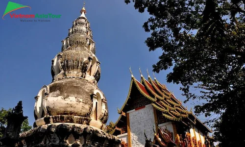 Chedi Ku Tao - la estupa principal del templo Wat Ku Tao