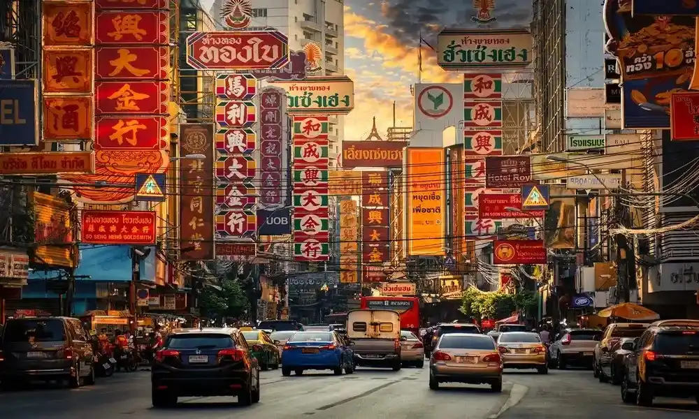 China Town en Yaowarat Bangkok-