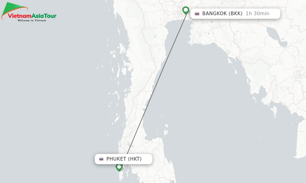 De Bangkok a Phuket
