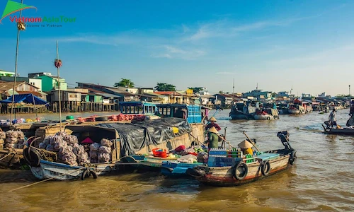 Delta de Mekong en buen tiempo