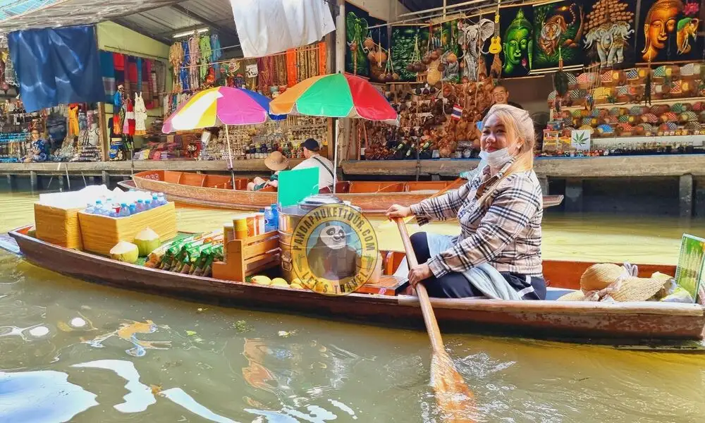 Mercado flotante Damnoen Saduak-