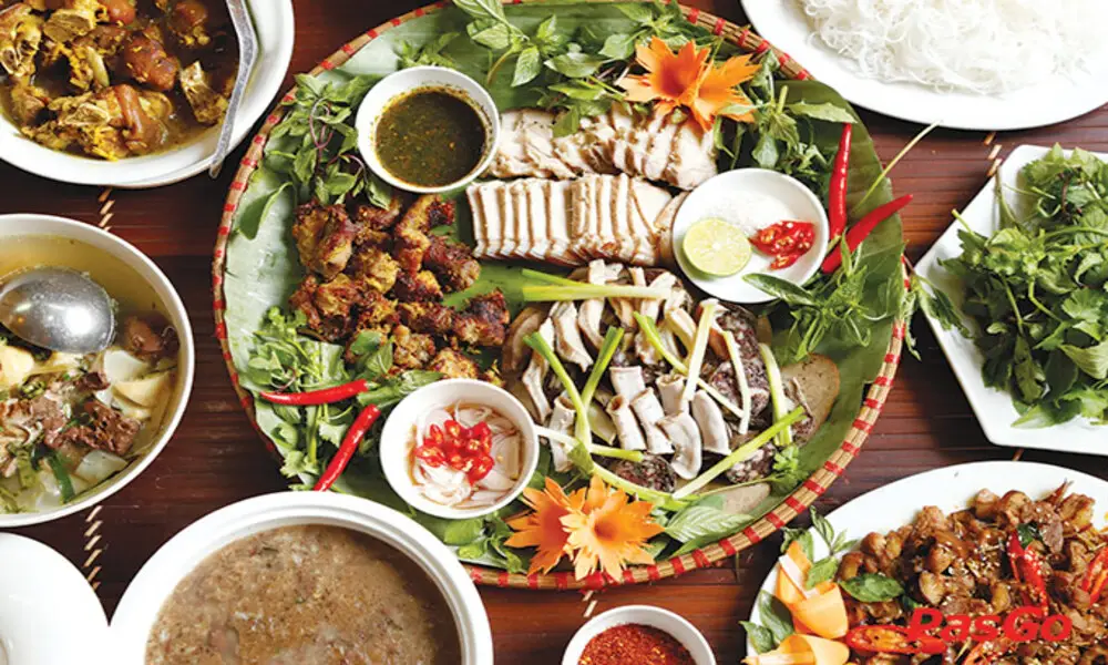 Platos típicos en Mai Chau