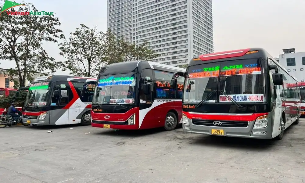 Viajar a Mu Cang Chai por autobus