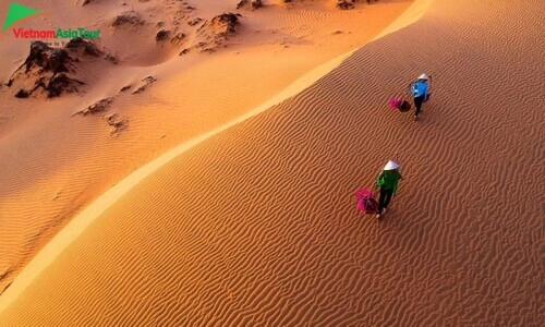 Dunas de arena roja