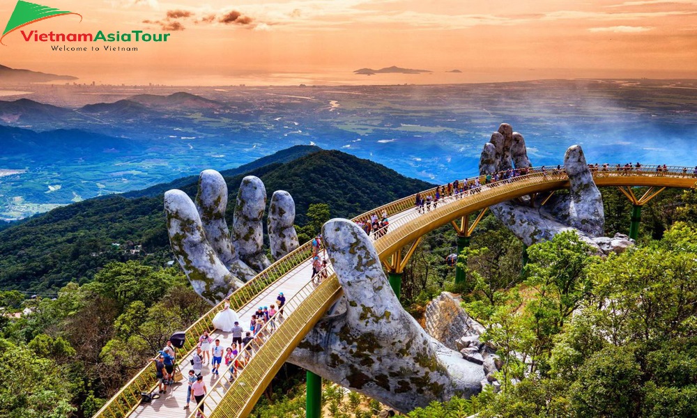 Puente Dorado en Da Nang