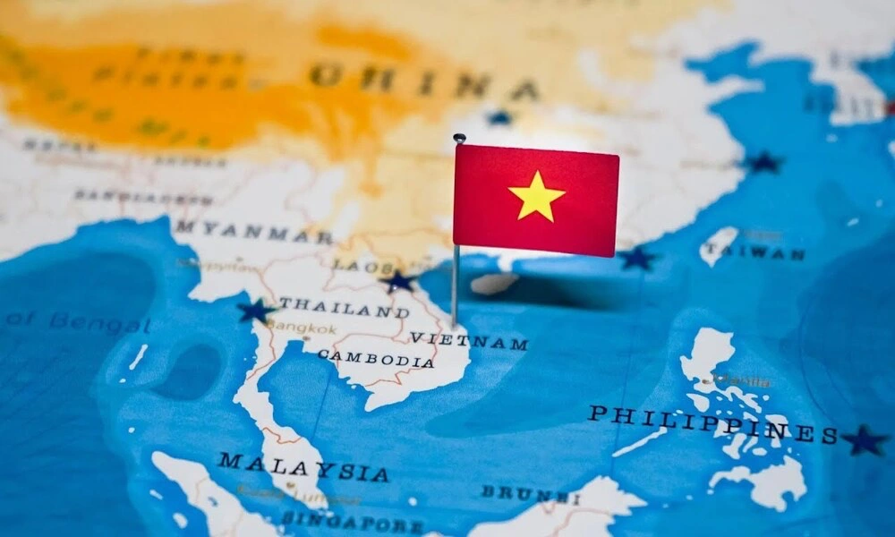Ubicación de Vietnam en el mapa