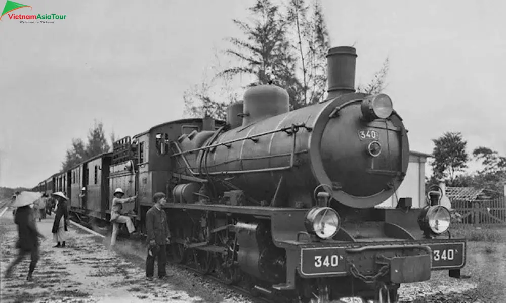 Línea de tren de Hanoi durante el período francés