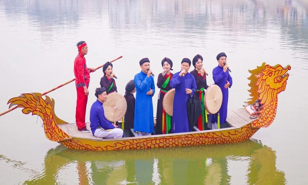 Canto Quan Ho en la fiesta de Lim - Vietnam