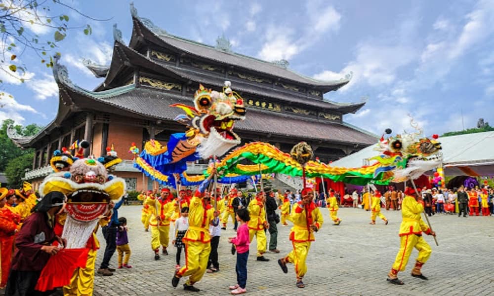 Fiesta de la Pagoda de Bai Dinh - Vietnam