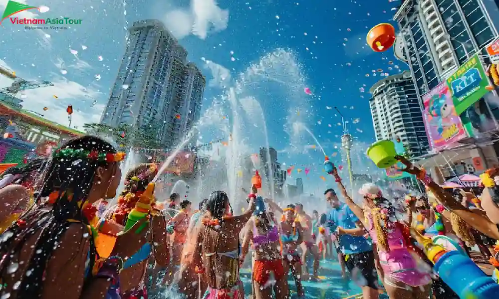 Fiesta del agua Songkran