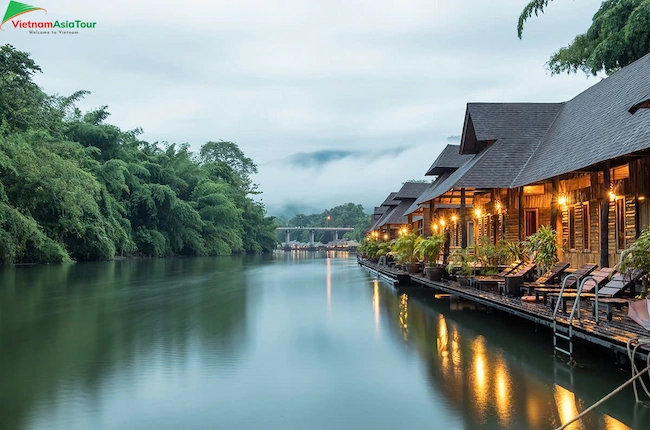 La historia se encuentra con la naturaleza Kanchanaburi