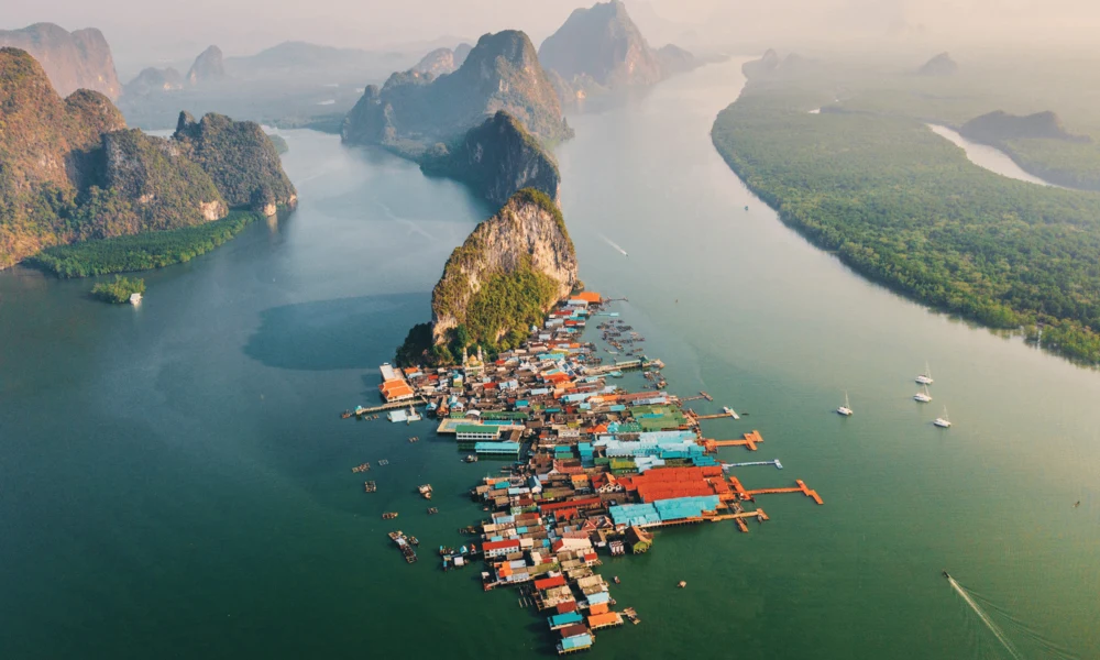 Ko Panyi aldea flotante de Tailandia