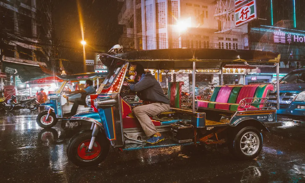 Tailandia en lluvia