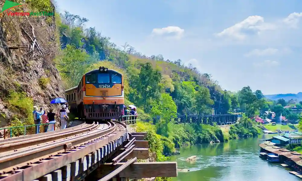 Tren a Kanchanaburi