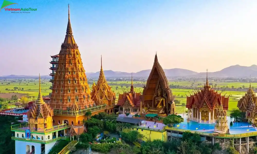 Un templo en Kanchanaburi