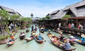 Damnoen Saduak -Mercado flotante