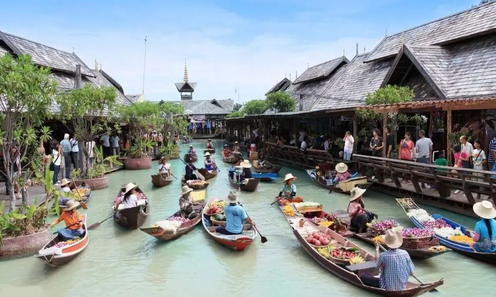 Damnoen Saduak -Mercado flotante