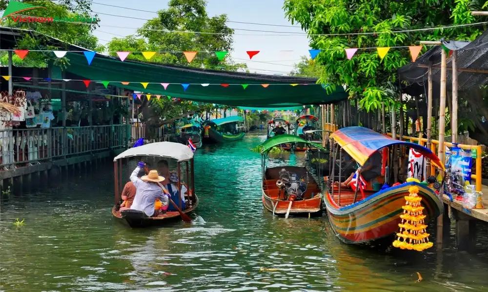 Mercado Flotante de Khlong Lat Mayom