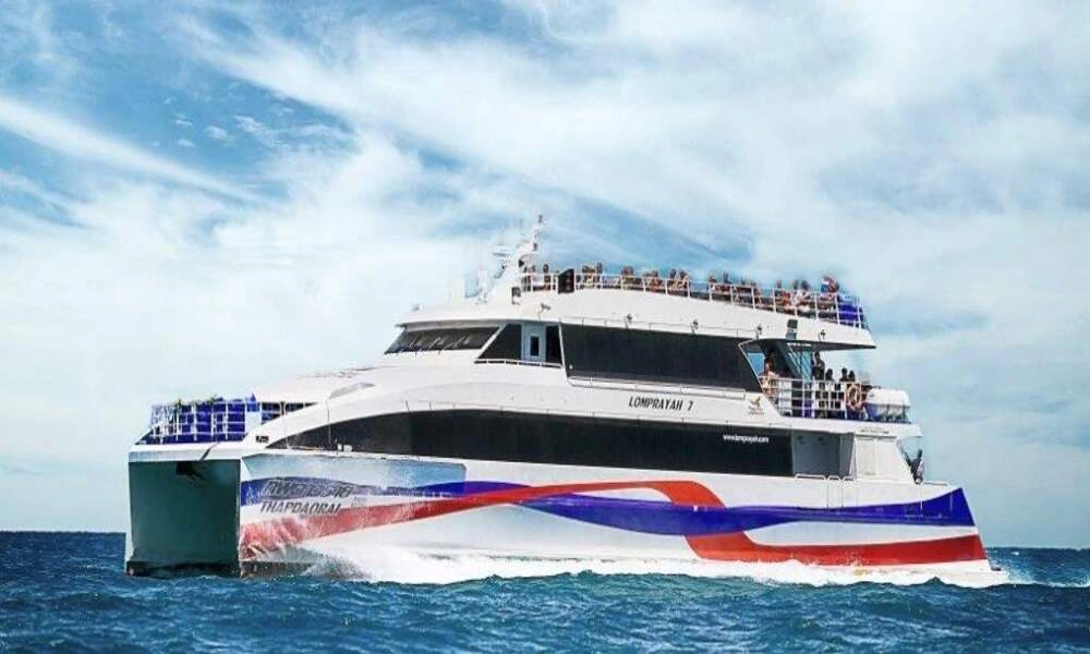 Un ferrry a Koh Samui