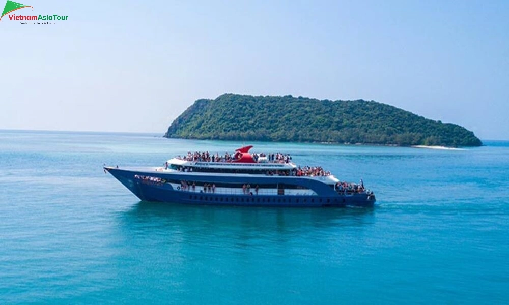 Un ferry hacia a Koh Samui