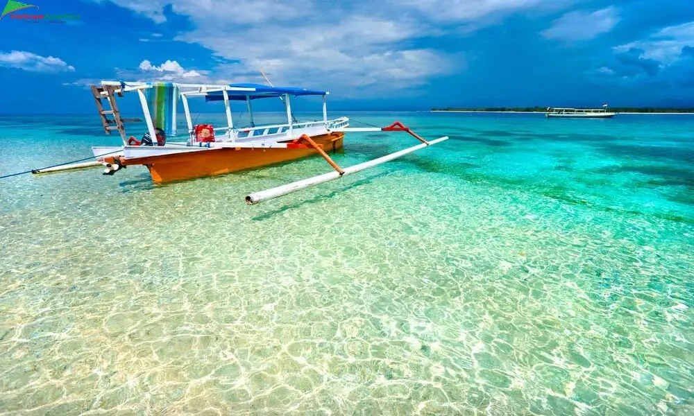 Belleza de agua en Gili Trawangan