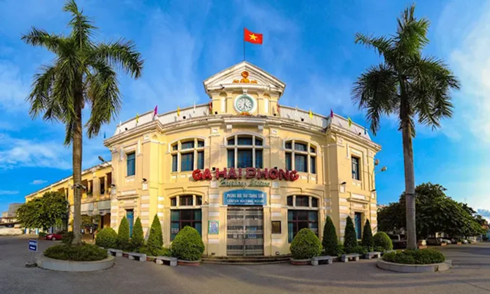 Estación del tren en Hai Phong