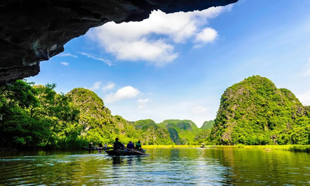 Pacífico paisaje en Tam Coc