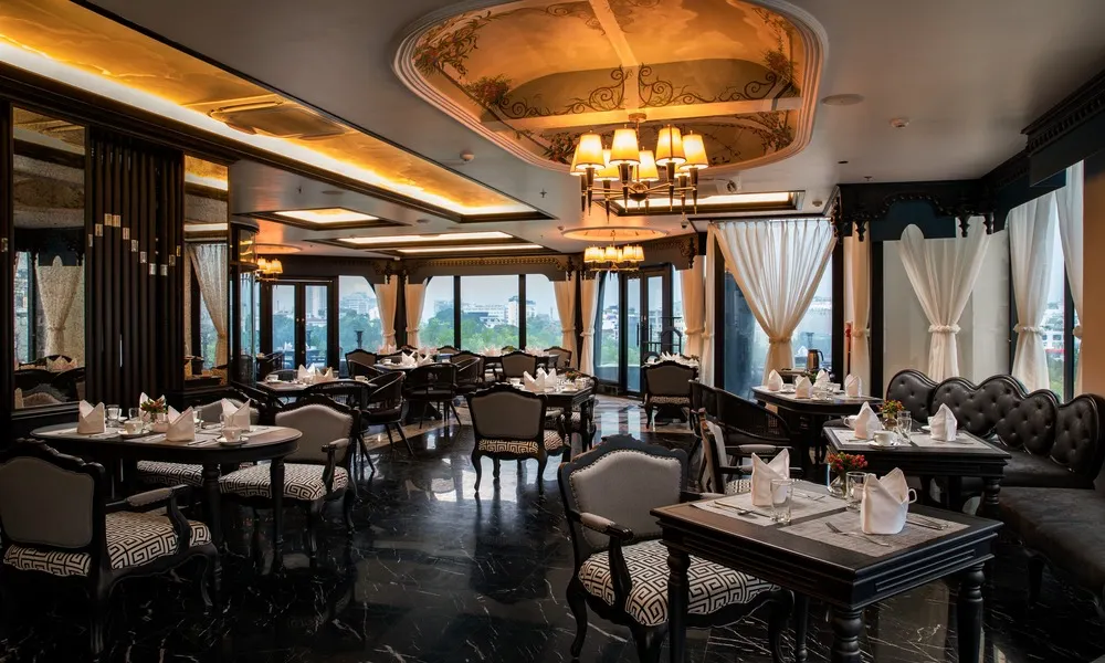 Restaurante acogedor en Hanói