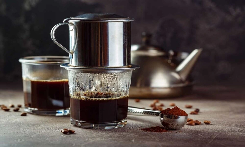 Sabores amargo del café Vietnam