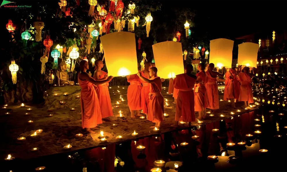 El festival en Chiang Mai