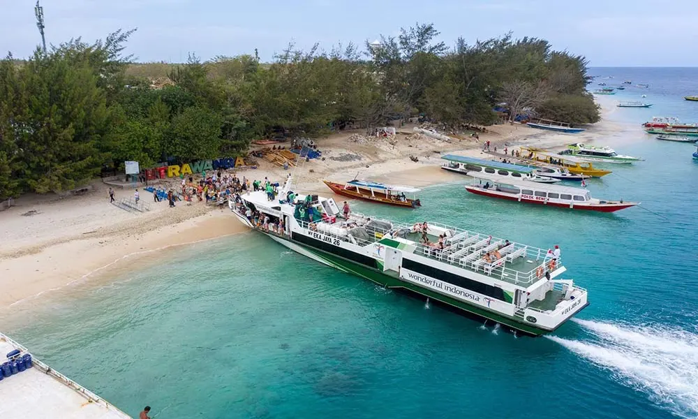 Ir a Gili Trawangan en ferry